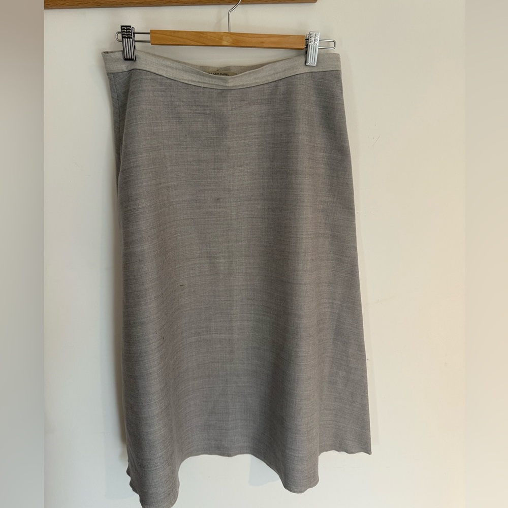 Gerard Darel Minimalist Gray Skirt - Picture 3 of 4